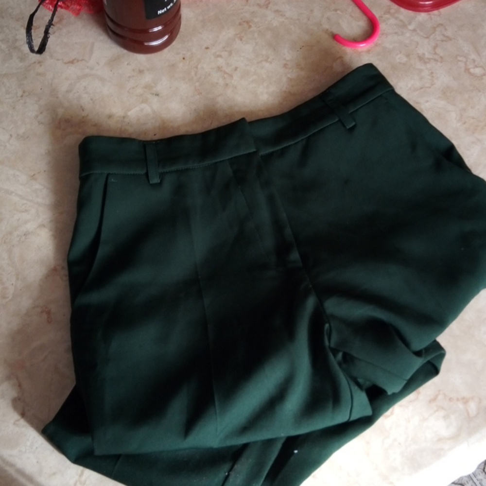 Darl green pants